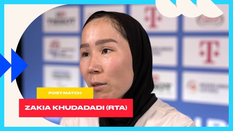 Post-match Zakia Khudadadi | Para Taekwondo  | European Para Championships