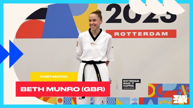 Post-match Beth Munro | Para Taekwondo | European Para Championships